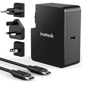 Inateck 60W USB C Ladegerät mit 2 m USB C Kabel, Power Delivery Type C Netzteil für Laptop und viele weitere USB C Geräte, Sc