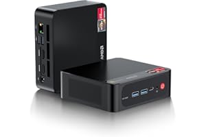 Beelink Mini PC, AMD Ryzen 7 5800H(8C/16T, Up to 4.4GHz), 16GB DDR4 RAM 500GB PCIe3.0 x4 SSD, SER5 Pro Mini Desktop Computer Support 4K Triple Display/DP/HDMI/USB 3.2/WiFi 6/BT5.2, Gaming/Office/Home