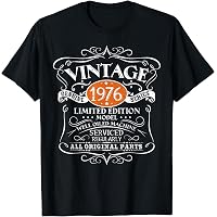 Personalized 1975 Birthday Shirt For Men - Built In (Birth Year) Vintage 49th Birthday Gift Idea