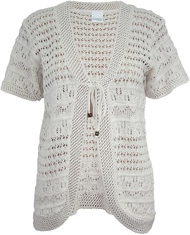 ladies short sleeve cardigan