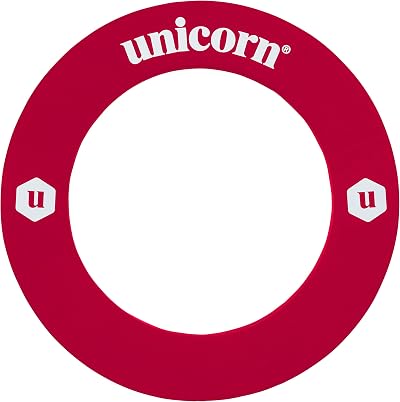 Unicorn Dartboard Backboard Surround Striker Lightweight EVA Plastic Red
