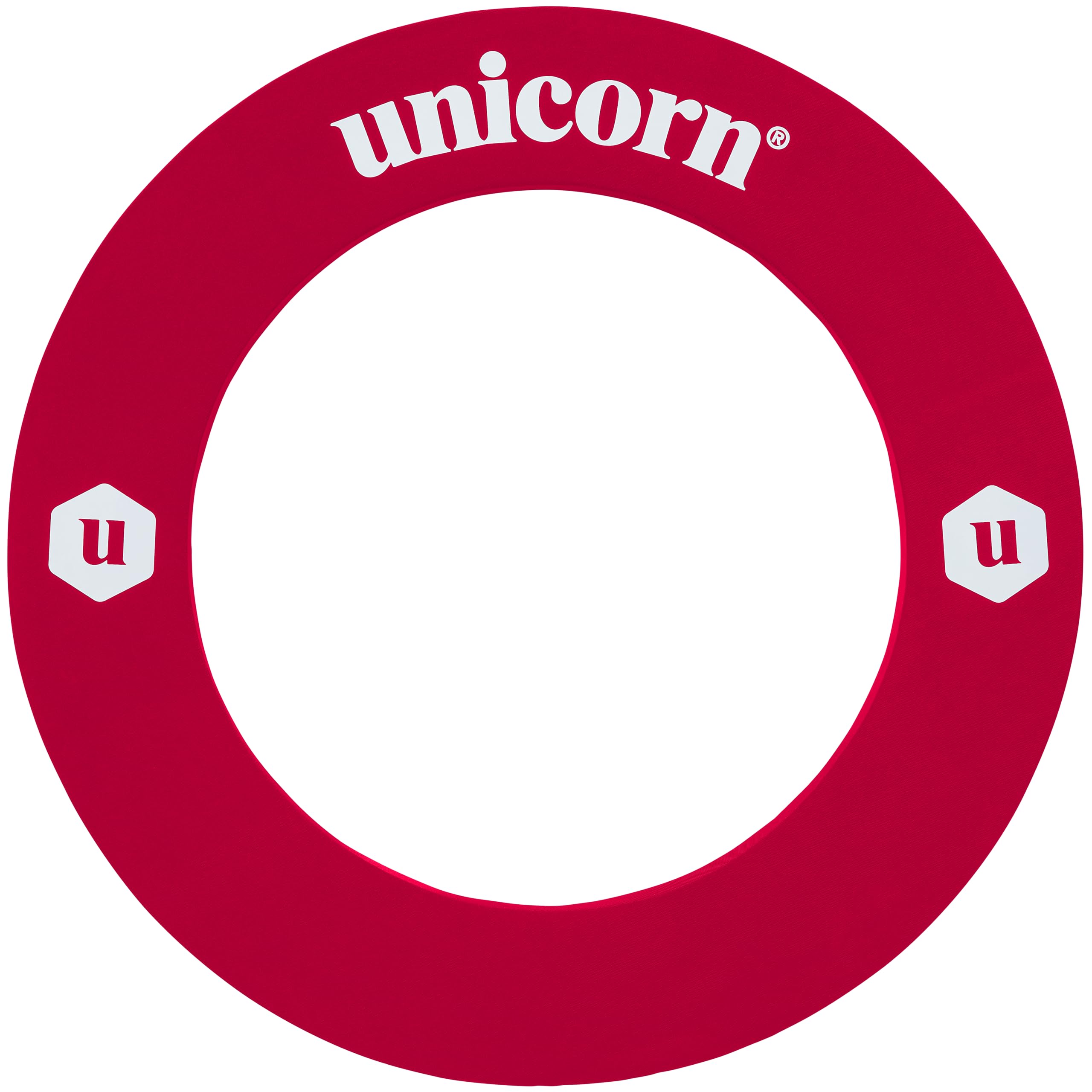 Unicorn Dartboard Backboard Surround | Striker | Lightweight Injection Moulded EVA Plastic | No Fixings required | Red