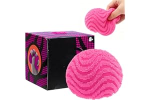 Fuzz Ball Fuzz Squishy Stress Ball, Fuzz Ball Squishy Toy, Soft Fidget Toy for Anxiety Relief, Sensory Squishy Ball Calming T
