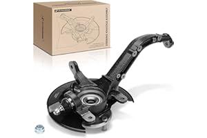 A-Premium Front Left Steering Knuckle & Wheel Bearing Hub Assembly Compatible with Honda Accord 1998 1999 2000 2001 2002, Driver Side