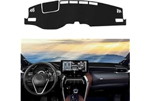 Rilsen Dashboard Cover Mat Custom Fit for 2021 2022 2023 2024 Toyota Venza (LE, XLE, Limited) Dash Cover Nonslip Dash Mat Protector Sunshade No Glare Black