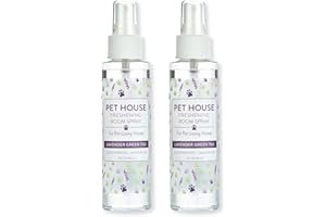 Pet House Pet Friendly Freshening Room Spray in 6 Fragrances - Non Toxic - Concentrated Air Freshening Spray Neutralizes Pet 