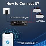 Herdio 4 Inch Ceiling Speakers Bluetooth Ready Flush Mount 160W Wall/Ceiling view 2