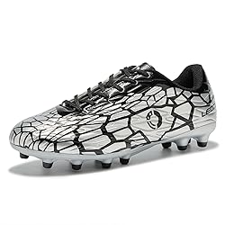 LEOCI Men's Soccer Cleats Women's Football Shoes