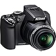 Nikon Coolpix P100 10 MP Digital Camera with 26x Optical Vibration Reduction (VR) Zoom and 3-Inch LCD (Black) (OLD MODEL) (Renewed)