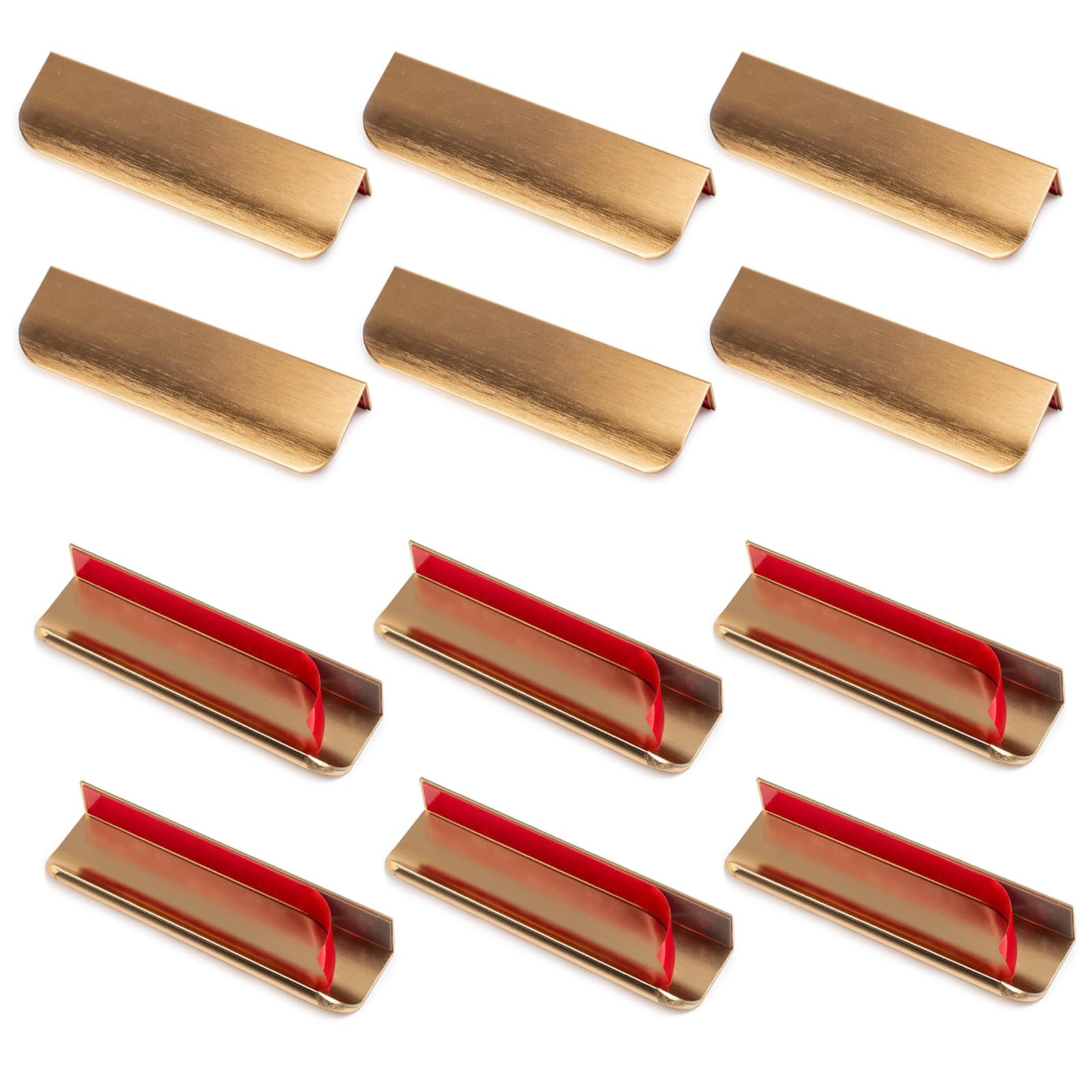 SiLnmLih 6 Pack Adhesive Edge Finger Tab Pull Self
