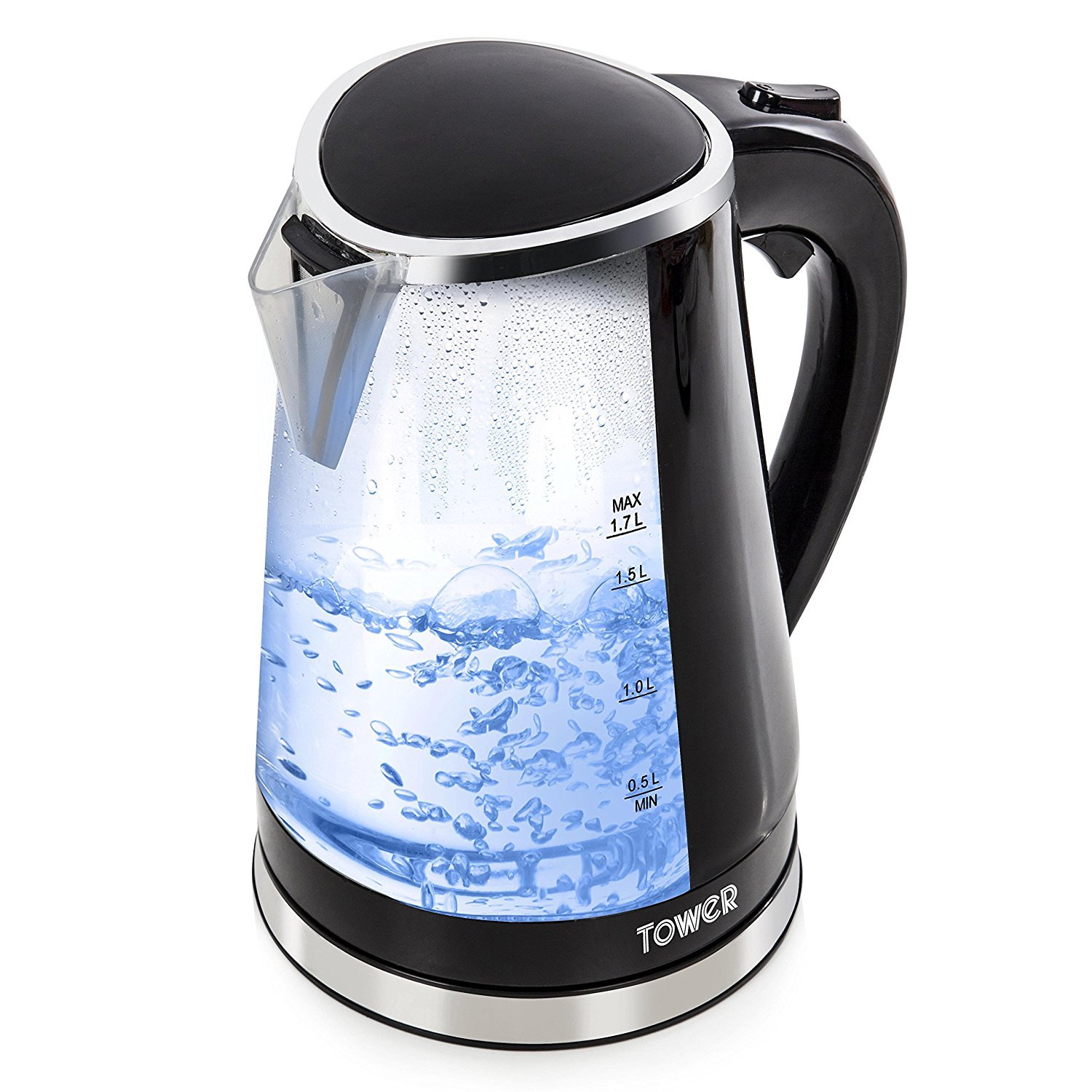 Tower T10012 Colour Changing LED Jug Kettle with Removable Washable