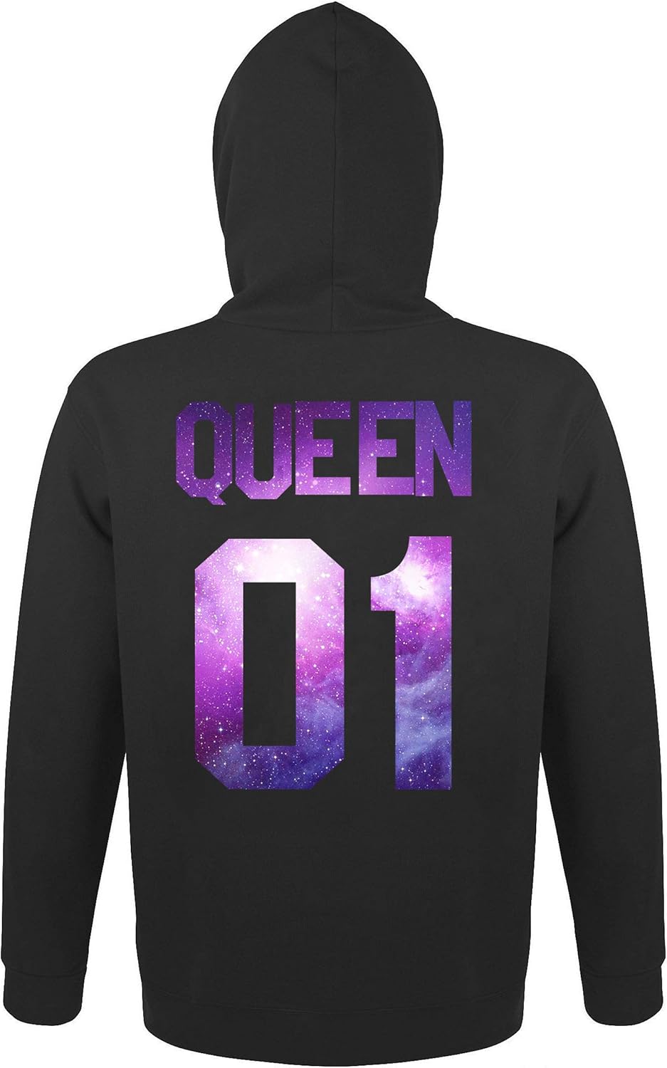 Yooh Design King /& Queen Matching Couple Hoodie His /& Hers Hoodies-1 Pcs