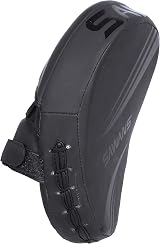 SAWANS Boxing Focus Pads Hook and Jab Mitts Faux Leather Matte Black view 9