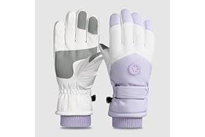 Winter Snow Gloves, Touchscreen Waterproof Gloves for Men Women, Cold Weather Work & Outdoor Use