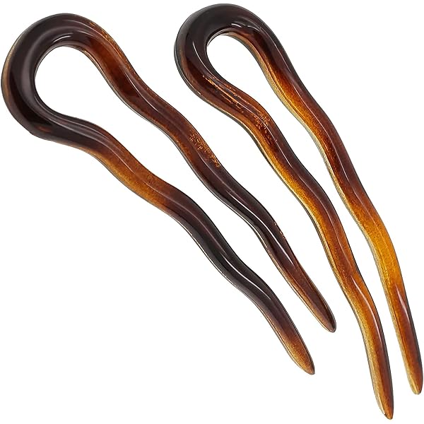 6 Stück U-förmige Haarnadeln – French Hair Pins Aus Kunststoff | 10 X 3,8 Cm | Für Festen Halt Bei Allen Haartypen