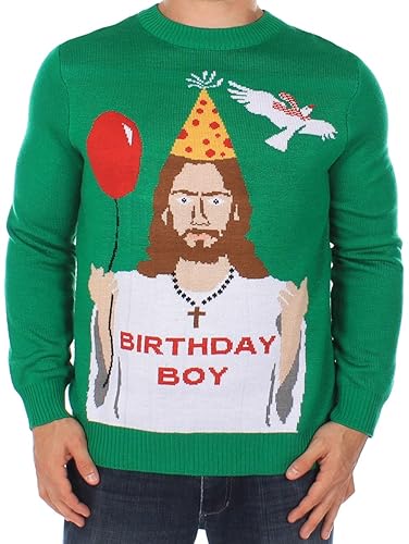 Tipsy Elves Ugly Christmas Sweaters for Men Colorful and Funny