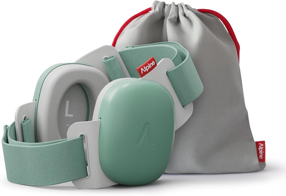 Alpine Muffy Baby Comfort Ear Defenders 24 dB CE UKCA Green