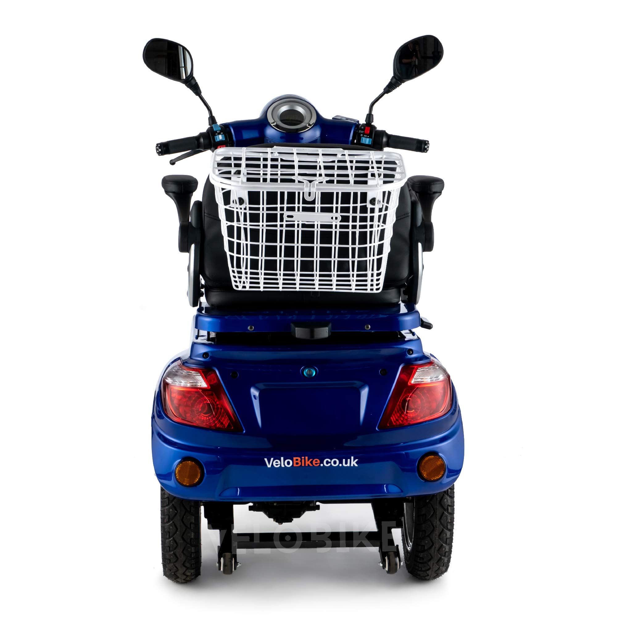 VELECO 3 Wheeled Electric Mobility Scooter 900W 8 mph/16 mph ZT15 Blue