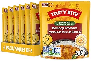 TASTY BITE Bombay Potatoes All Natural Indian Entre, 6PK CASE