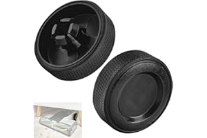 KARBAY 2 Pack Upgraded Replacement Wheel for Ryobi Cordless Stick Vacuum 18v One+ Hp & 18v One+ PCL720K, PBLSV716K, Silicone Replacement Wheels, Quiet and Non-Slip