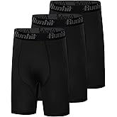 Runhit Youth Boys' Compression Shorts,Boys Performance Athletic Base Layers Underwear Sports Shorts