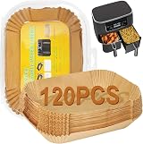 YQL Air Fryer Liners for Ninja Dual/Tower 120pcs Parchment Paper