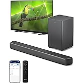 PHILIPS B5309 Soundbar 2.1 with Wireless Subwoofer and Immersive DTS Virtual:X Audio Technology - 240W Max Power, Deep Bass, 
