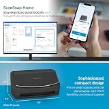 ScanSnap iX1600 Color Duplex Document Scanner Mac PC Wi-Fi USB 4-Year view 3