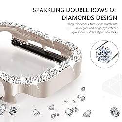 WINGLE 2 Pack Bling Case for Apple Watch Series 10