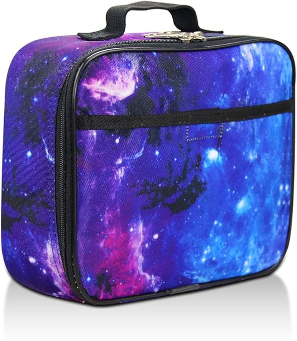 Galaxy Lunch Box for Girls, Boys, Kids by Fenrici Soft Sided