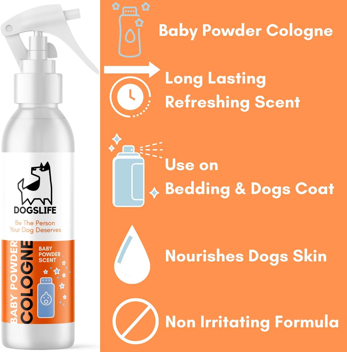 Baby Powder Dog Cologne, 250 ml (Pack of 1) - Image 3