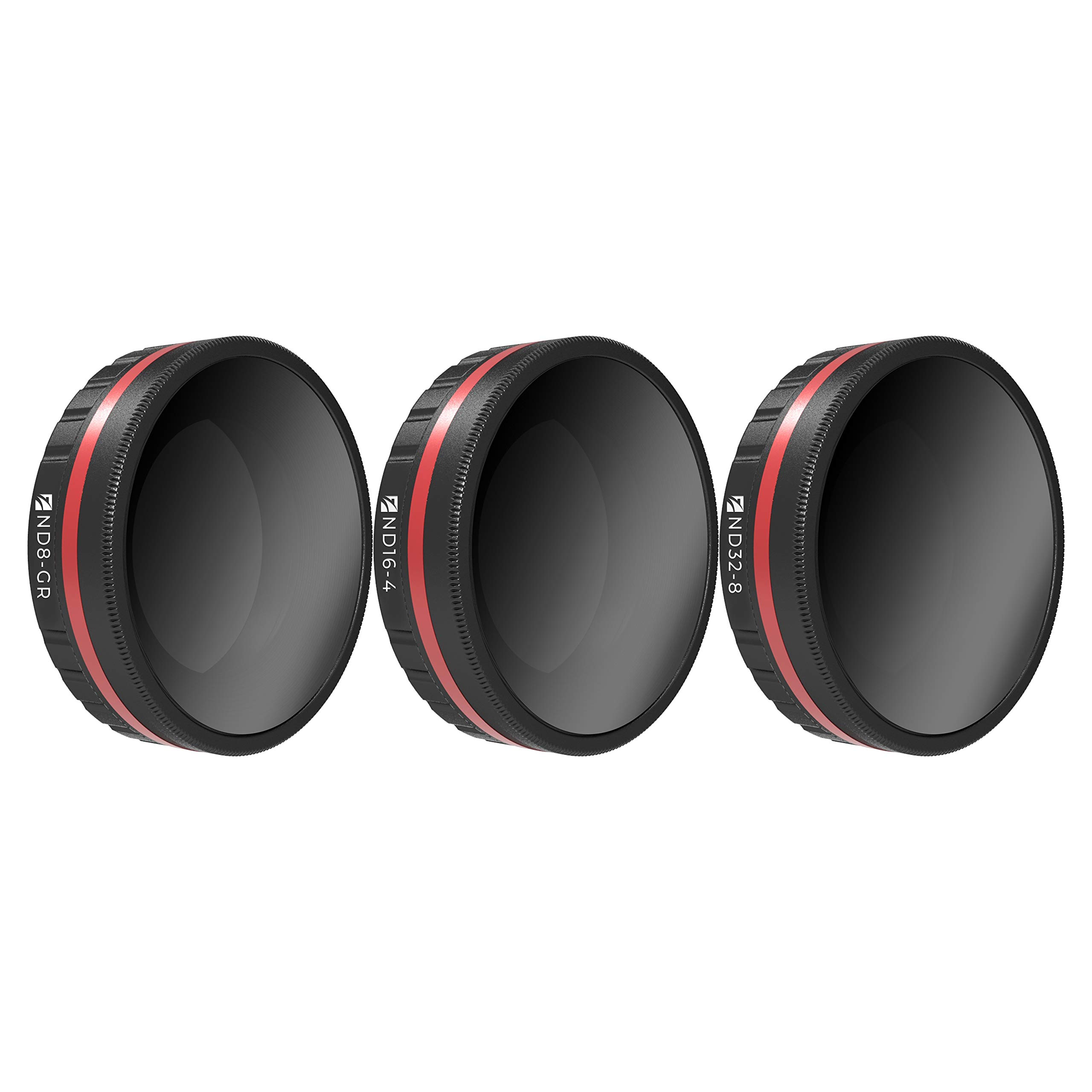 Freewell Landscape Gradient ND Camera Lens Filters – 4K Series – 3Pack ND8-GR, ND16-4,ND32-8 Compatible With Osmo Action Camera
