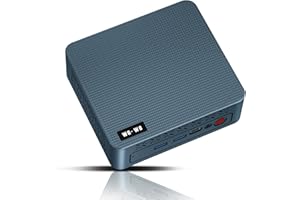 wo-we H5 Mini PC with Intel Twin Lake N150 (Upgraded N100) Desktop Computer, 16GB DDR4 RAM 512GB PCIe SSD, Graphics 4K Triple Display Dual HDMI 2.0/USB-C, 2.5GbE RJ45 WiFi5/BT5.0,