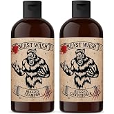 Johnny Slicks Hair Cleaning Kit, Rugged Scent, 2 Piece Set | Organic Shampoo and Conditioner Set with Aloe, Shea Butter and Vitamin E, Supports Scalp and Hair Hydration