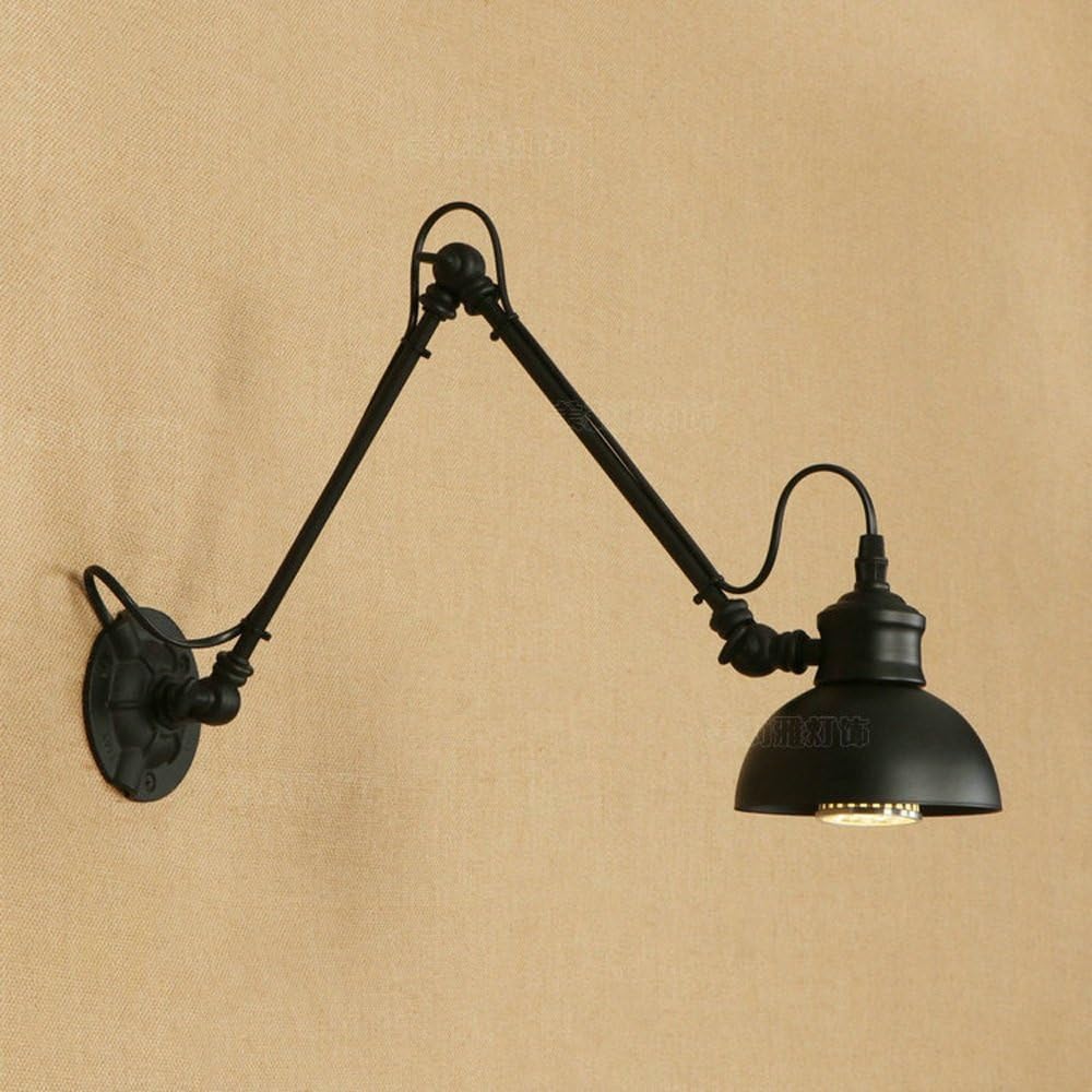 Iluminación Focos para la pared Crayom Simple Vintage Negro Hierro