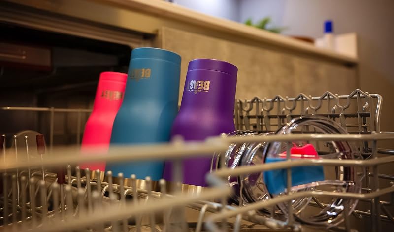 Beast Tumbler – 900 ml (30 oz), Rosa Confetto | Bicchiere termico in acciaio inox riutilizzabile con isolamento sottovuoto | con 2 cannucce e spazzola per la pulizia | Tazza a doppia parete