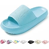 PoCzsoid Cloud Slides for Kids丨Boys Girls Shower Slippers Slip on Sandals丨Open Toe Comfy Thick Sole Slippers Sandals丨Non-Slip Quick Drying Summer Beach Pool Shoes