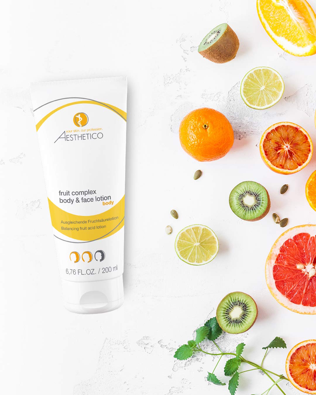 aesthetico fruit complex body & face lotion