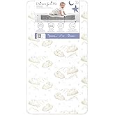 Dream On Me Twilight 2-in-1 Breathable Spring Coil Crib &amp; Toddler Mattress | Dual-Sided Reversible Design, Breathable Infant Side &amp; Waterproof Toddler Side, GREENGUARD Gold &amp; BSA Verified