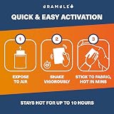 Bramble Adhesive Body Warmers 40 Pack Ultra-Thin Patches Air-Activated view 2