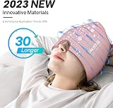 ONLYCARE Migraine Relief Cap Upgraded Odorless Pink Head Wrap view 3