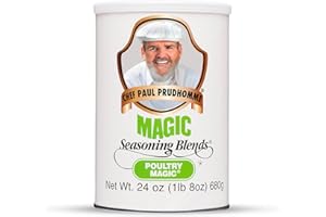 MAGIC SEASONING BLENDS Chef Paul Magic Seasonings Blends Poultry Magic Seasoning | MSG-Free Chicken Seasoning | Gluten-Free Poultry Rub | For Roasting, Grilling & Cooking | Kosher & Halal Certified | 24 oz (Pack of 1)
