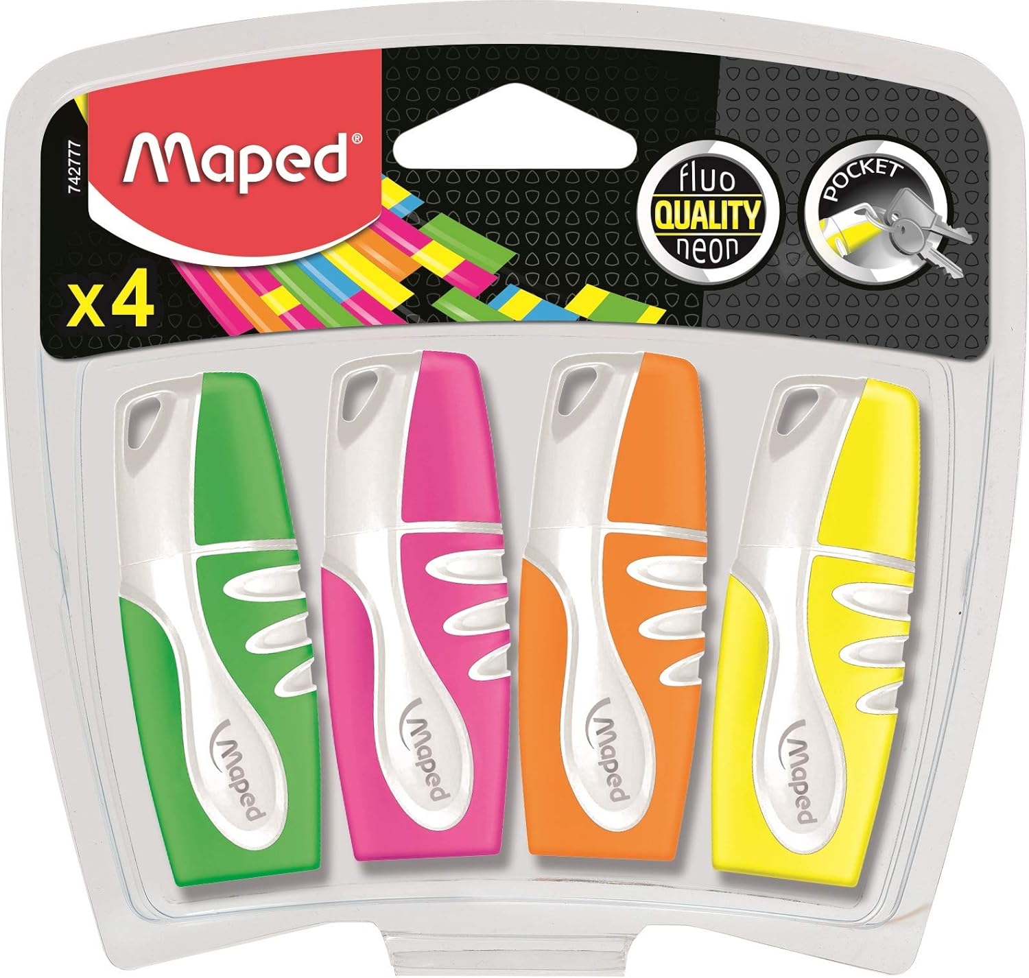 4 mini marcadores fluorescentes Maped por sólo 2,89€ ¡¡17% de descuento!!