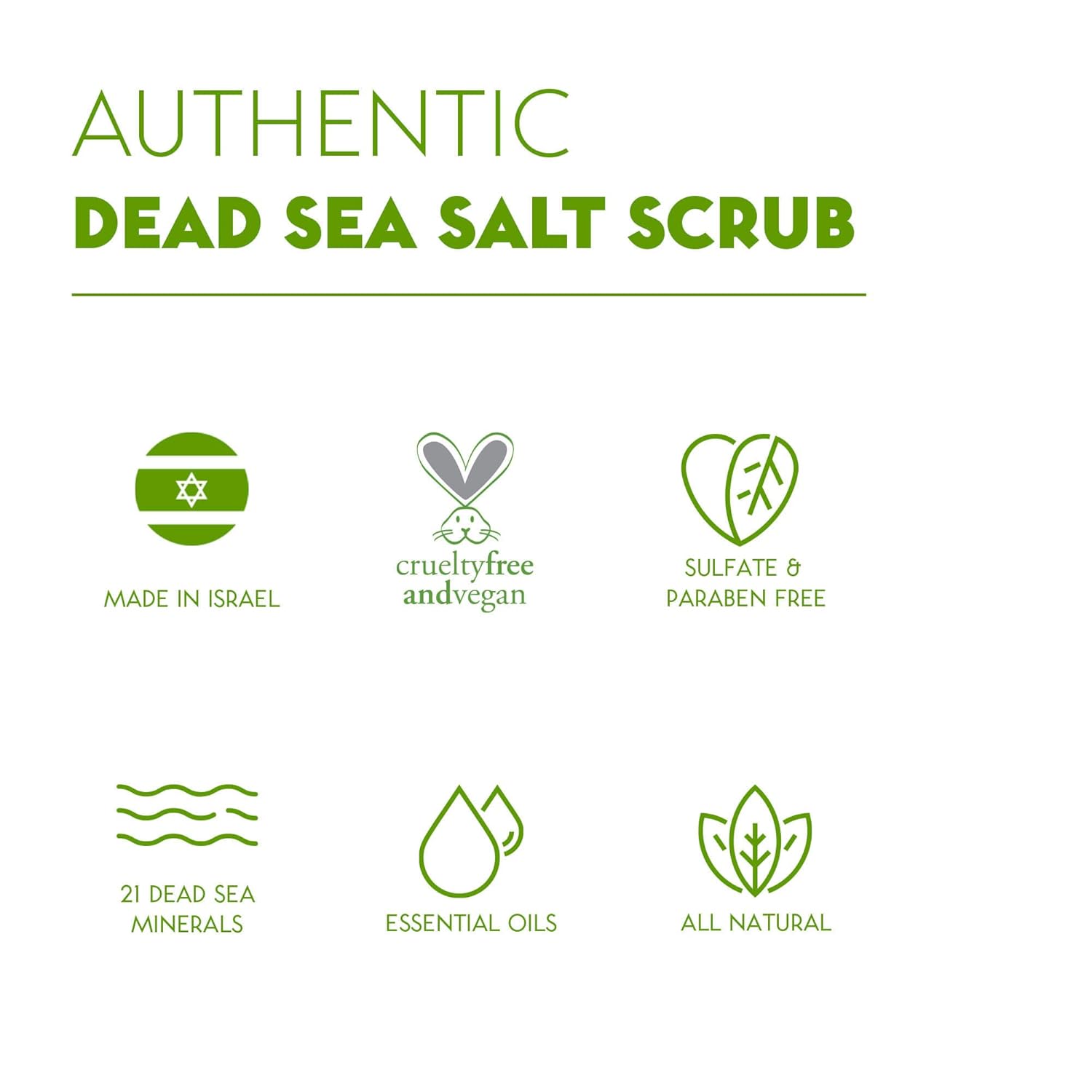 O Naturals Anti-Cellulite Exfoliating Organic Caffeine Matcha Dead Sea Salt Scrub For Face Body & Foot Best Acne Eczema Stretch Marks Wrinkles Varicose Veins Boosts Circulation For Women & Men 8.45oz : Beauty