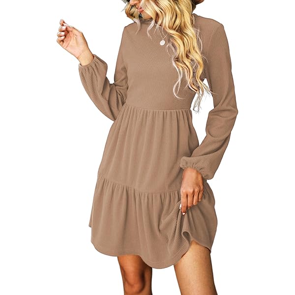 CUPSHE Womens Long Sleeve Pullover Sweater Dress Solid Fall Winter Casual Knit Dresses Coffee at Amazon Women's Clothing store CUPSHE Womens Long Sleeve Pullover Sweater Dress Solid Fall Winter Casual Knit Dresses Coffee at Amazon Women's Clothing store