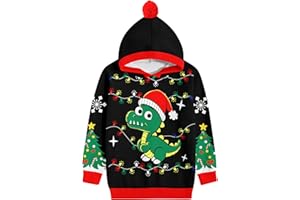 westwolf Boys Kids Ugly Christmas Sweater Girls Xmas Sweatshirt Pullover 2-7T