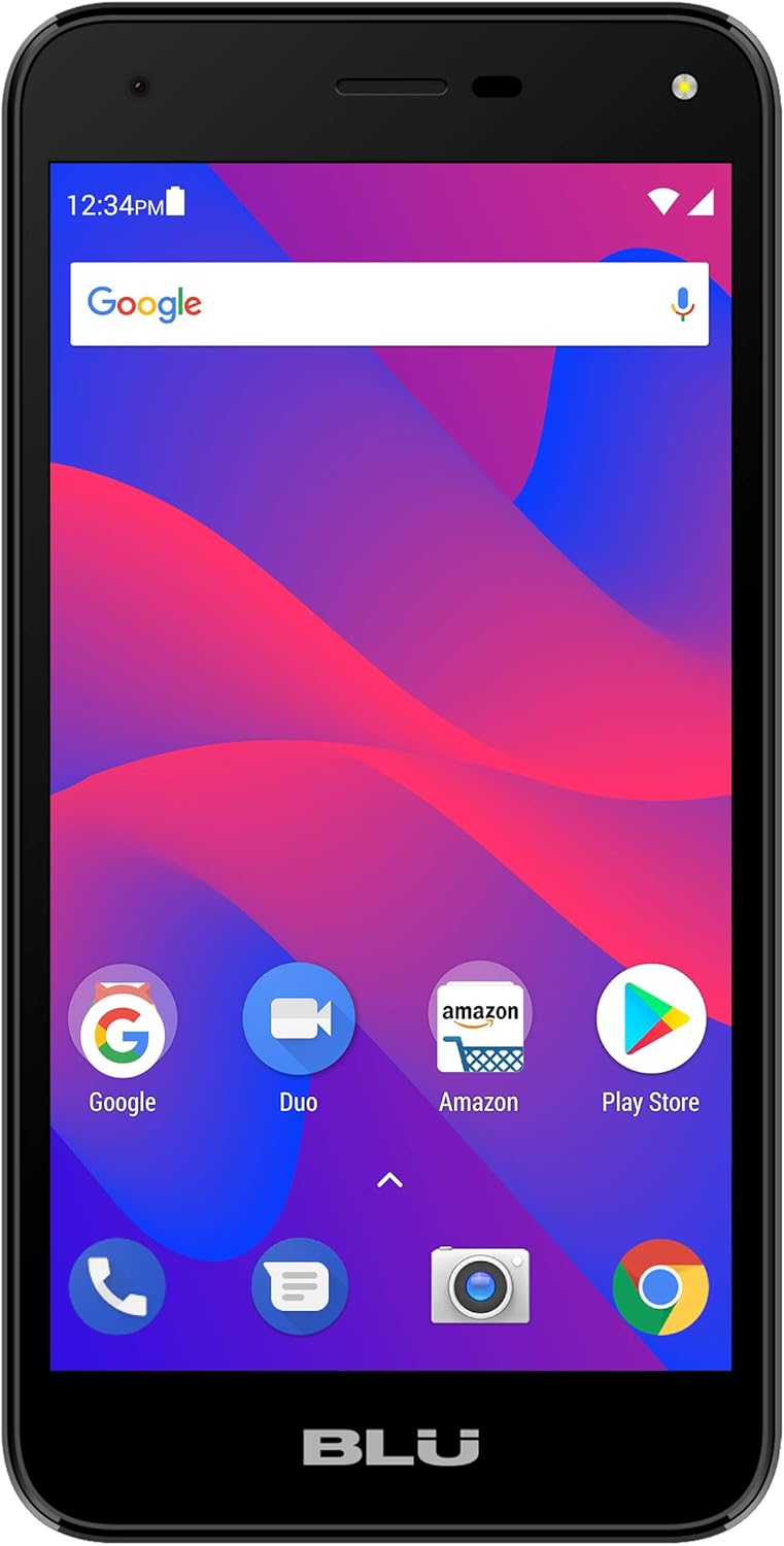 BLU Advance S5 HD – Unlocked Single Sim Smartphone, 16GB+1GB RAM -Black