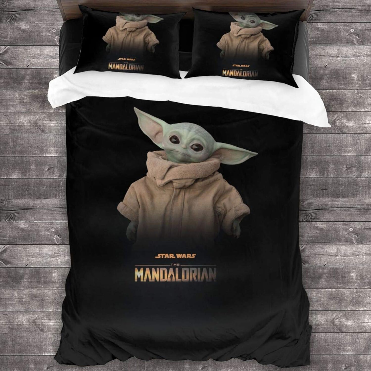 baby yoda twin bed set