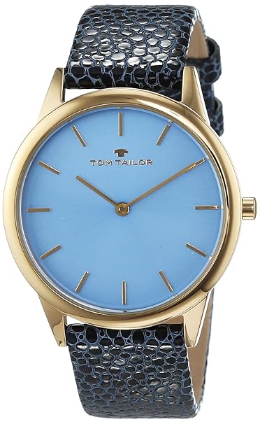 TOM TAILOR Watches Damen-Armbanduhr Analog Quarz Leder 5414704