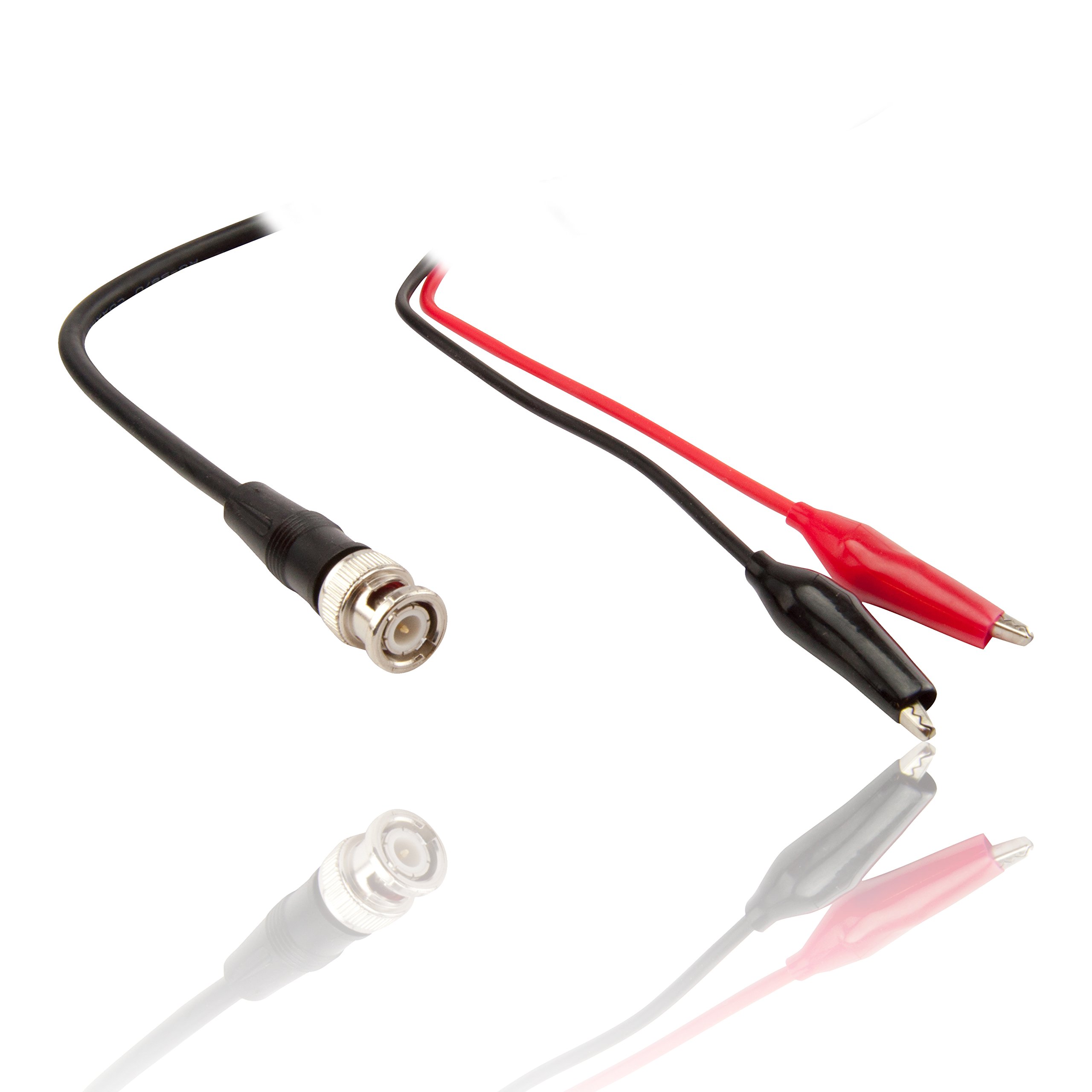 TENMA TEN01011 BNC Plug to 2x Crocodile Clip Test Lead, 2m